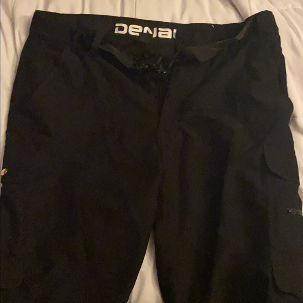 Black cargo shorts